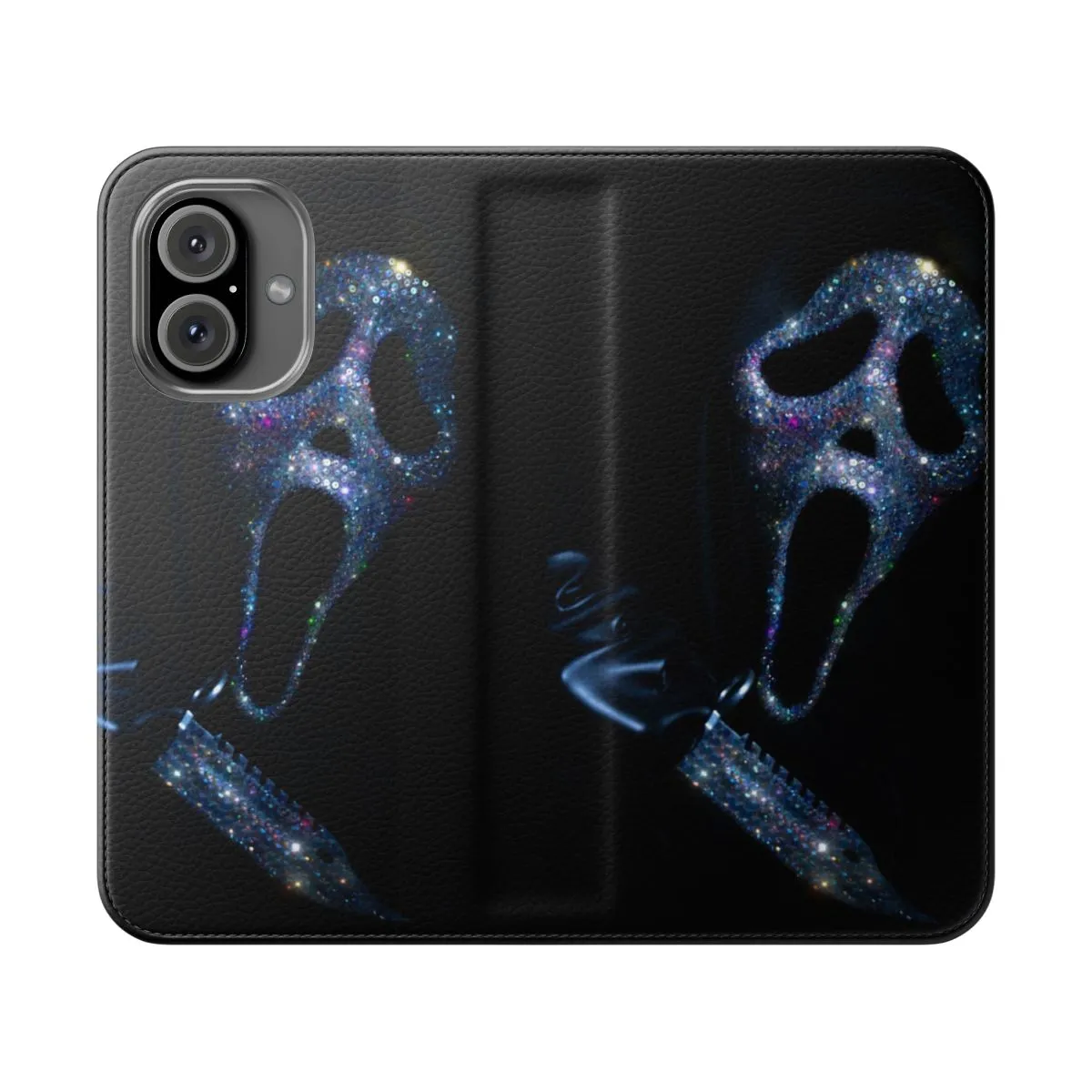 Colorful Ghostface Inspired Flip Phone Case