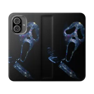 Colorful Ghostface Inspired Flip Phone Case
