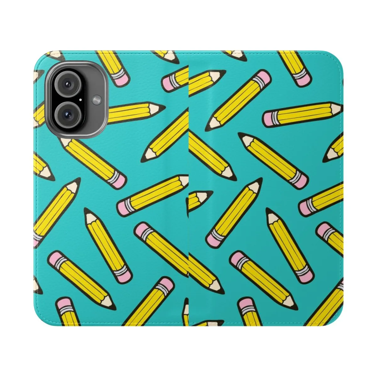 Colorful Illustrated Blue Pattern Phone Case