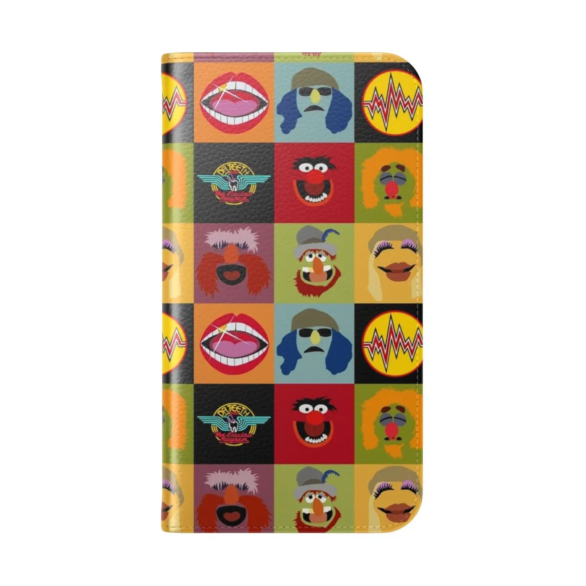 Colorful Muppets-Inspired Animal Flip Cover Phone Case
