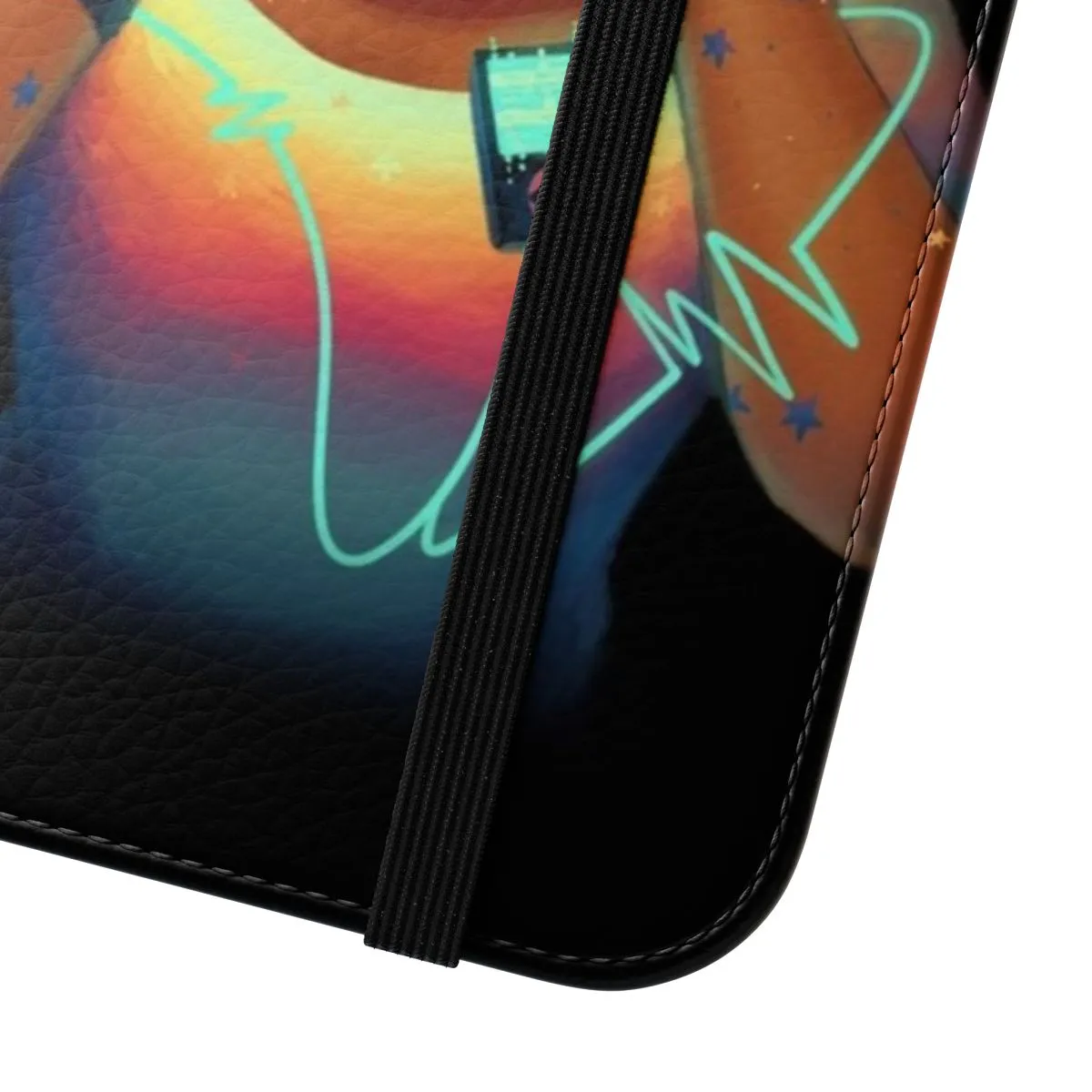 Colorful Music-Inspired Flip Cover Phone Case