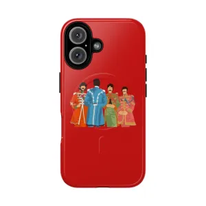 Colorful Psychedelic Retro Phone Case with Magnetic Tough Design