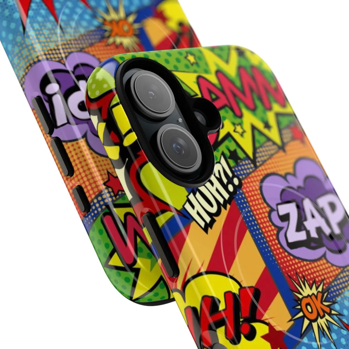 Colorful Retro Comic Book Panels Phone Case