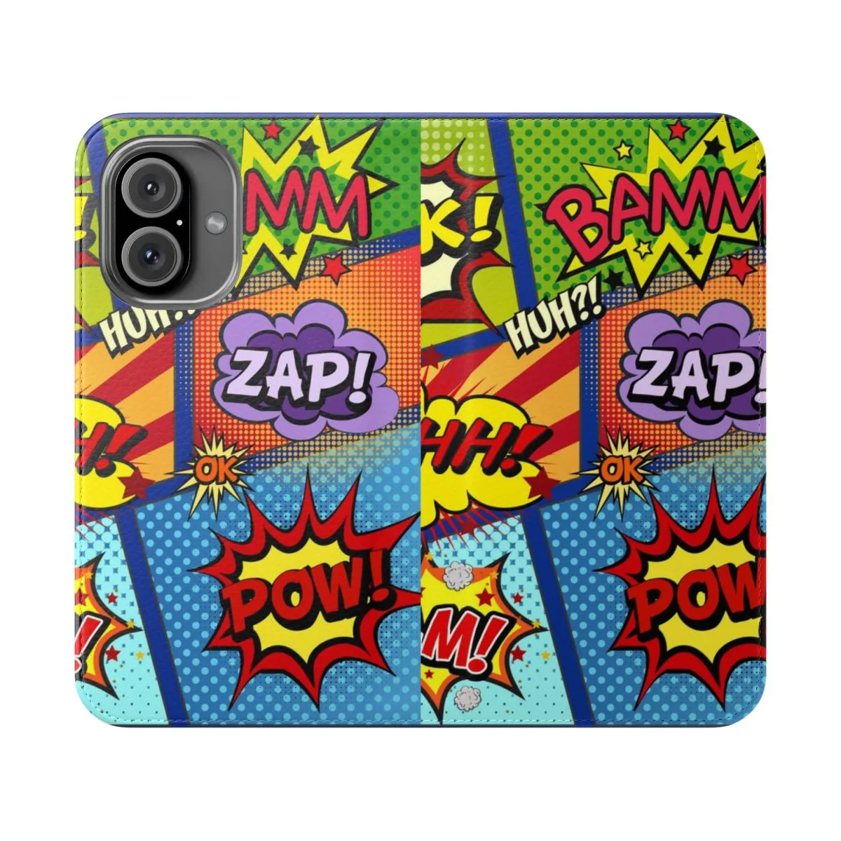 Colorful Retro Comic Book Style Phone Case