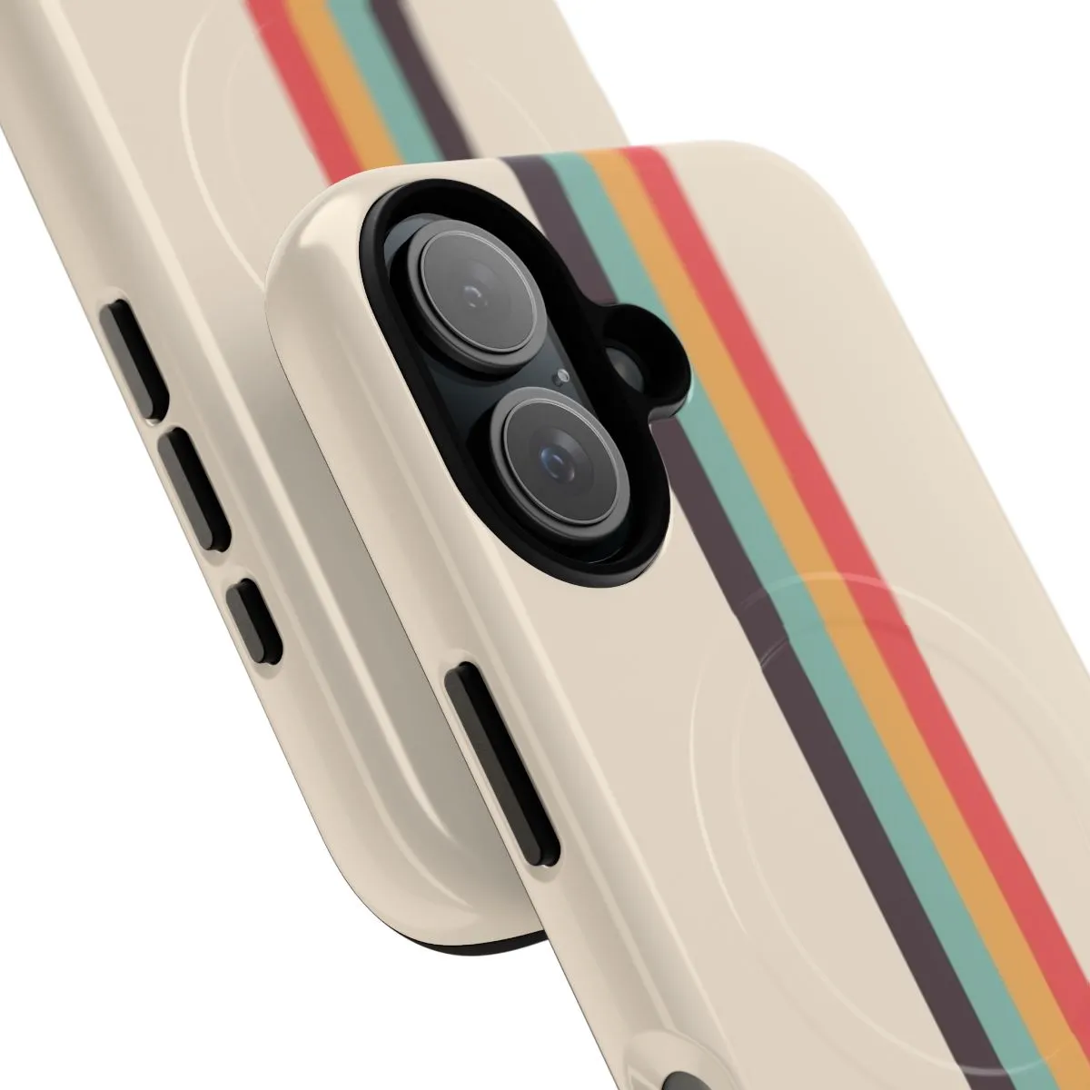Colorful Retro Rainbow Stripe Protective Phone Cases