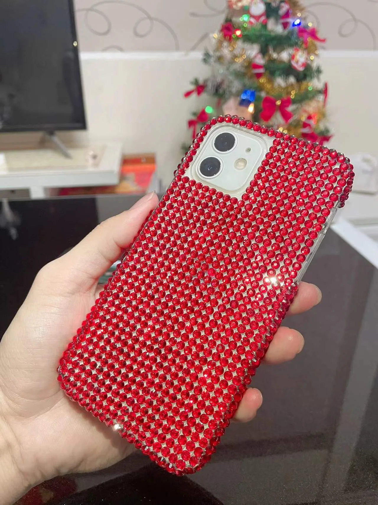 Colorful Sparkling Rhinestone Phone Case For iPhone X to 13