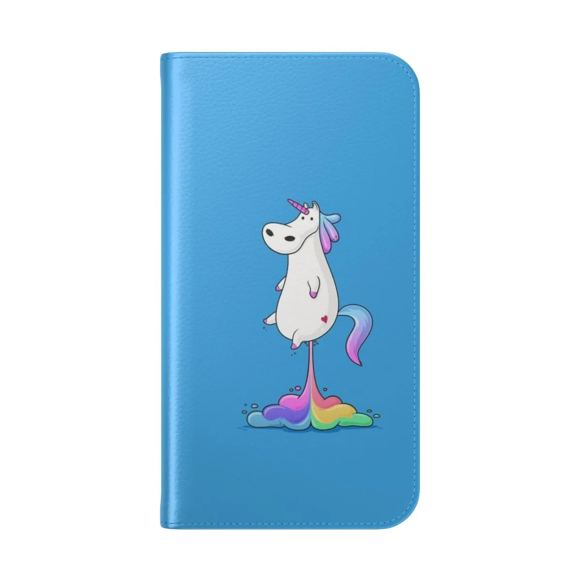 Colorful Unicorn Fart Flip Phone Case Cover