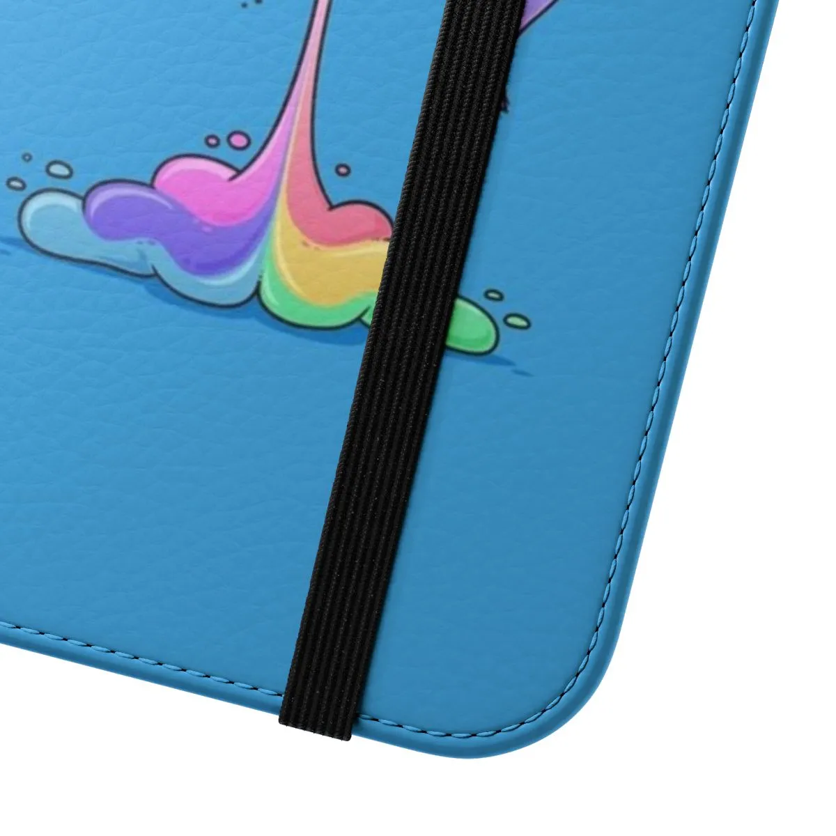Colorful Unicorn Fart Flip Phone Case Cover