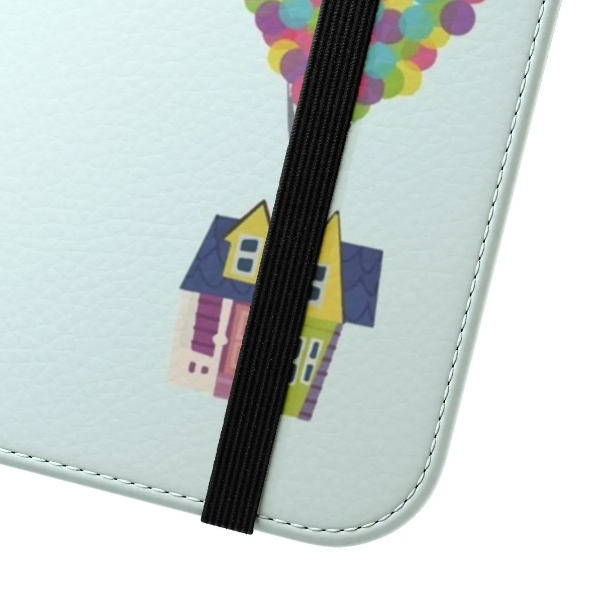 Colorful Whimsical Balloon House Flip Cover Phone Case