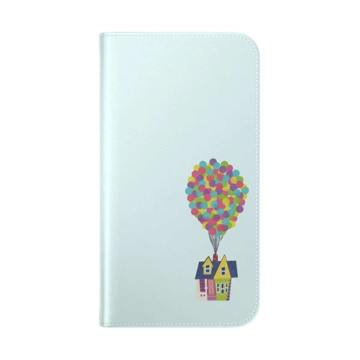 Colorful Whimsical Balloon House Flip Cover Phone Case