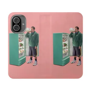 Comedic Flip Cover Phone Case Featuring Adam Sandler