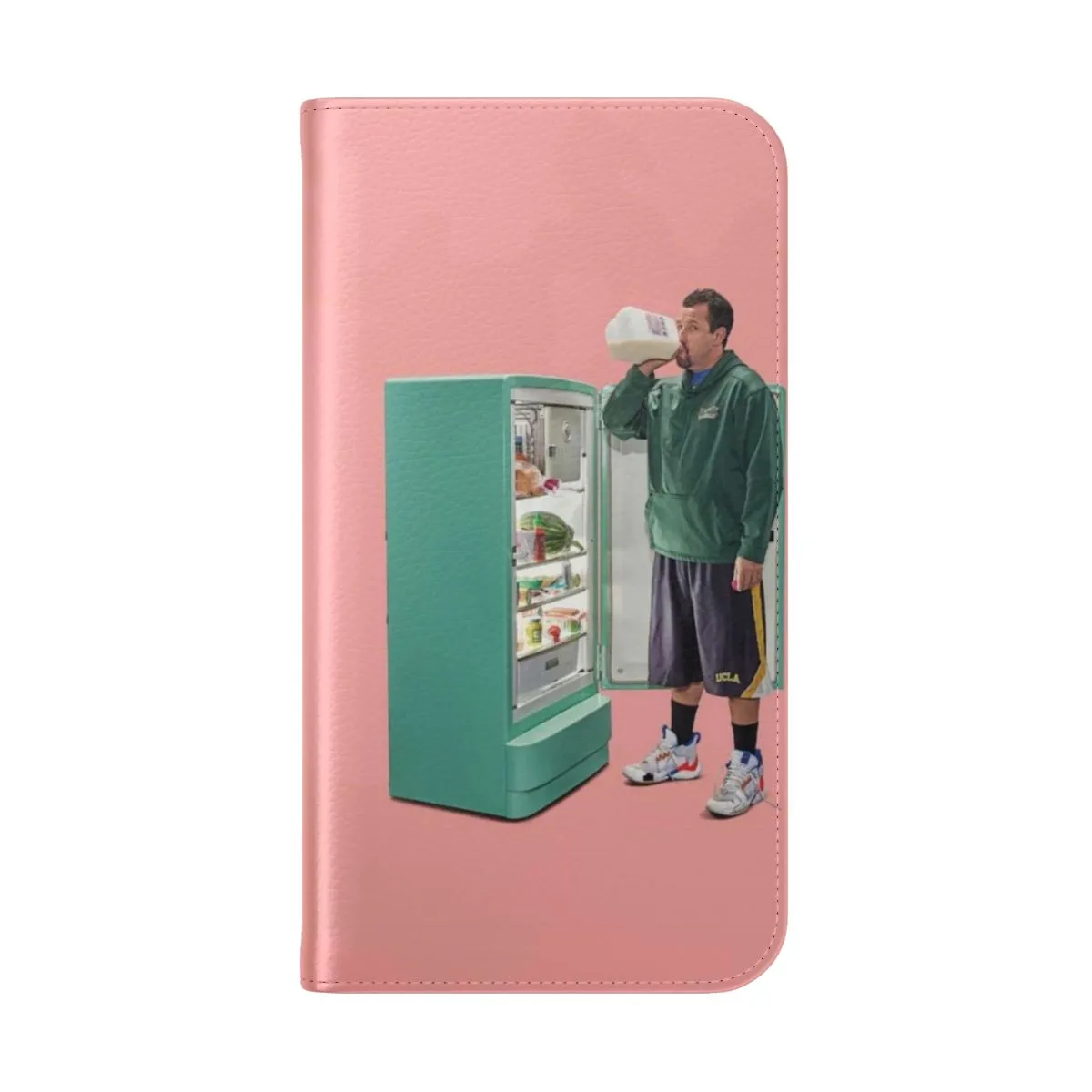 Comedic Flip Cover Phone Case Featuring Adam Sandler