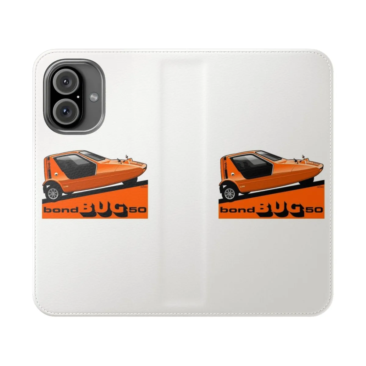 Commemorative 50 Years Bond Bug Flip Phone Case