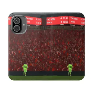 Commemorative Liverpool vs. Barcelona Flip Cover Phone Case