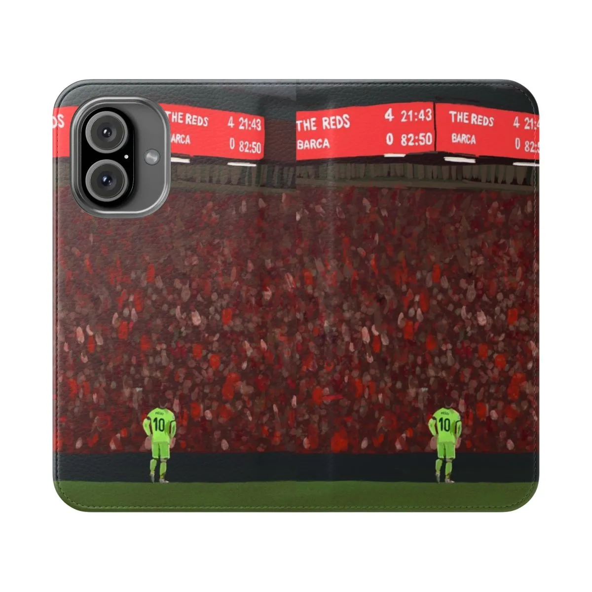 Commemorative Liverpool vs. Barcelona Flip Cover Phone Case