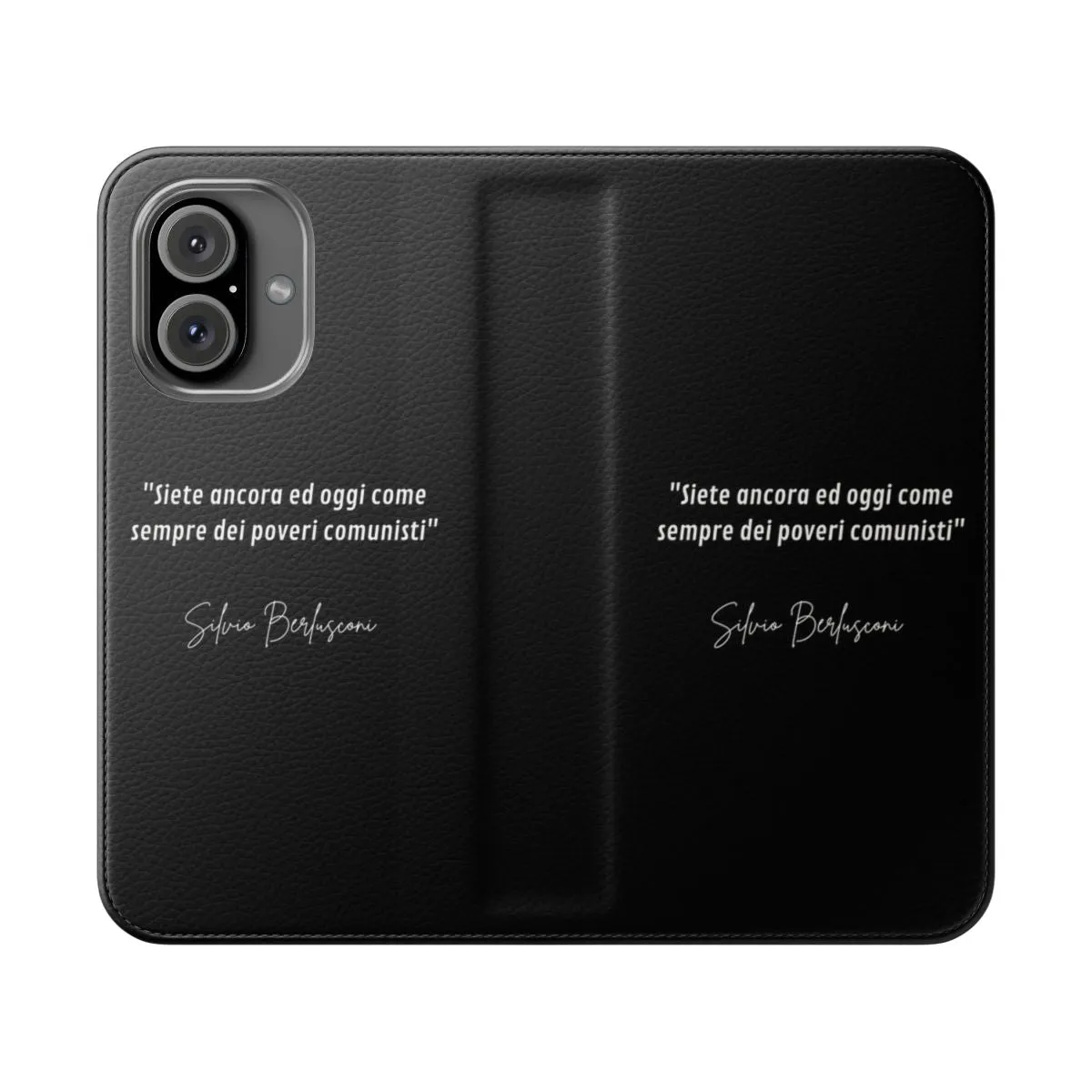 Commemorative Silvio Berlusconi Flip Cover Phone Case