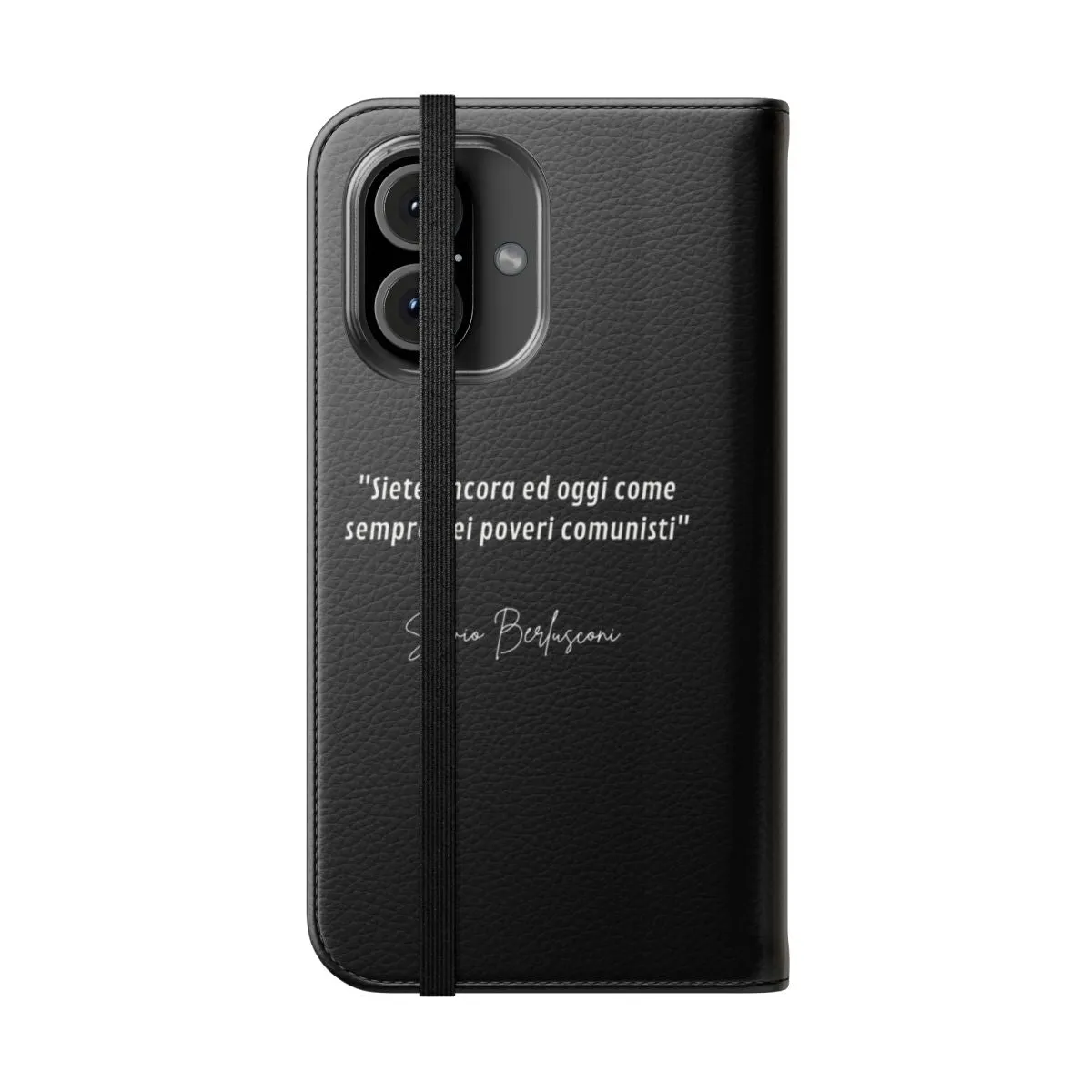 Commemorative Silvio Berlusconi Flip Cover Phone Case