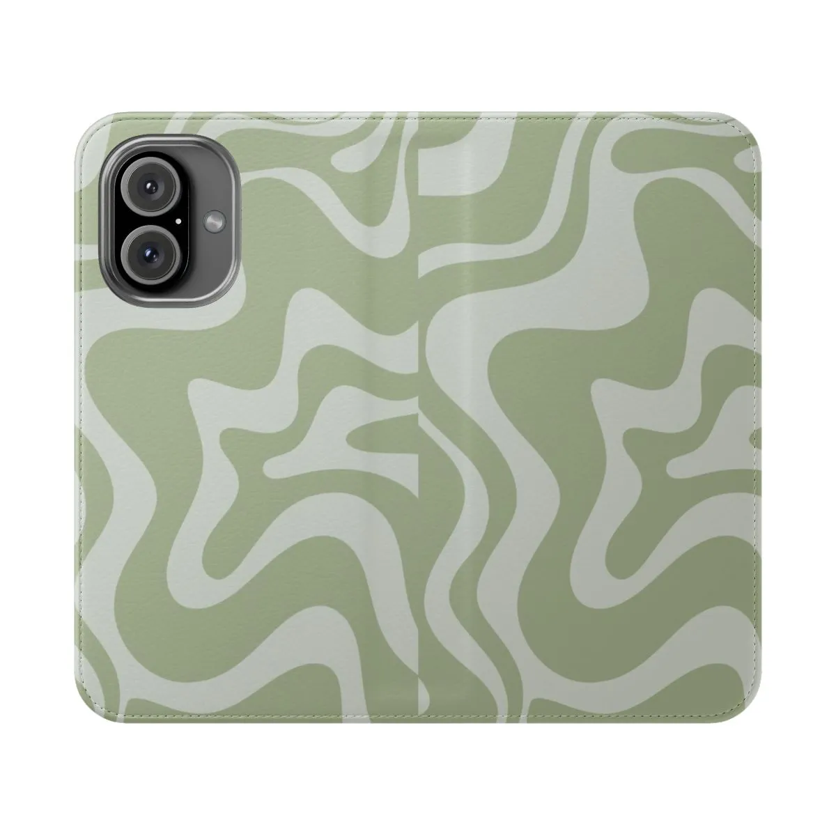 Contemporary Abstract Pattern Flip Cover Phone Case