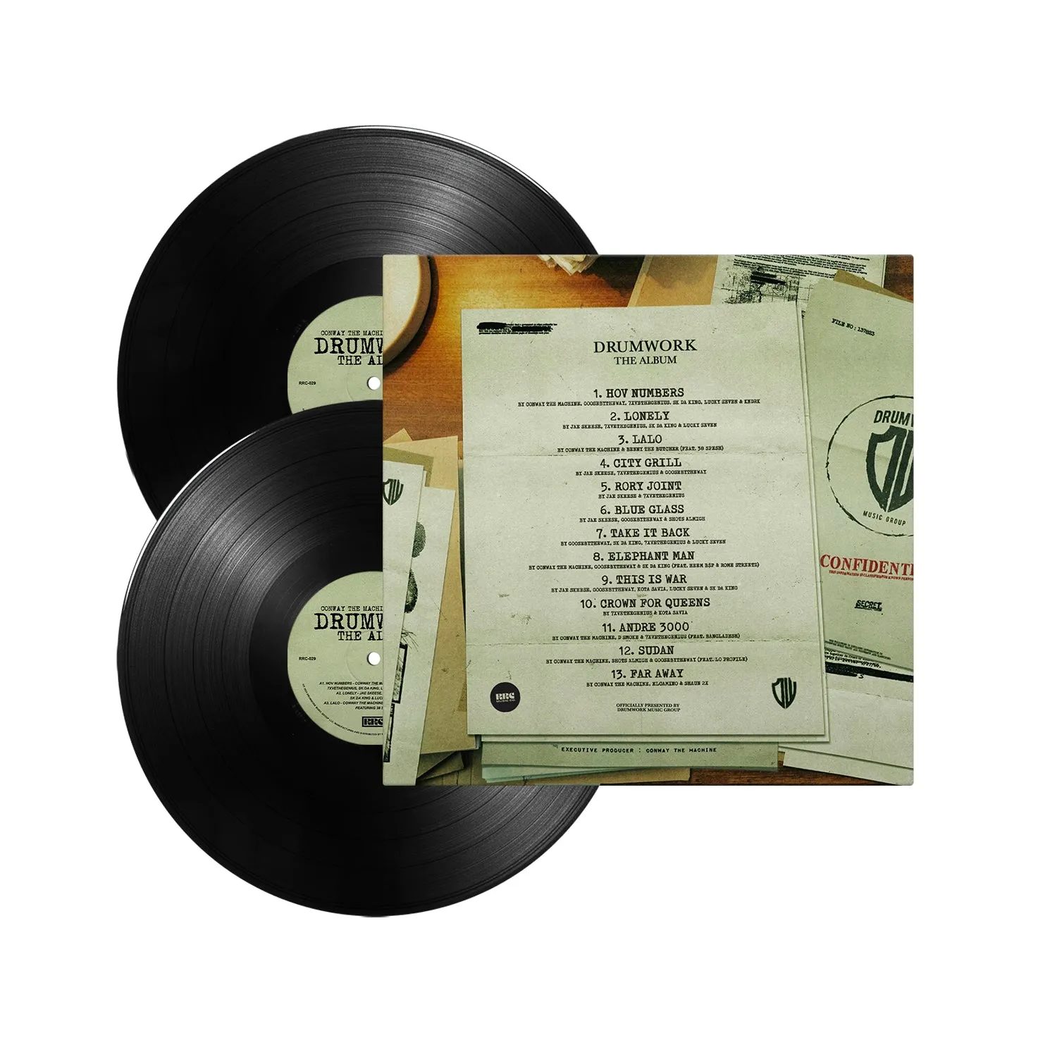 CONWAY THE MACHINE PRESENTS: DRUMWORK - THE ALBUM (2xLP)