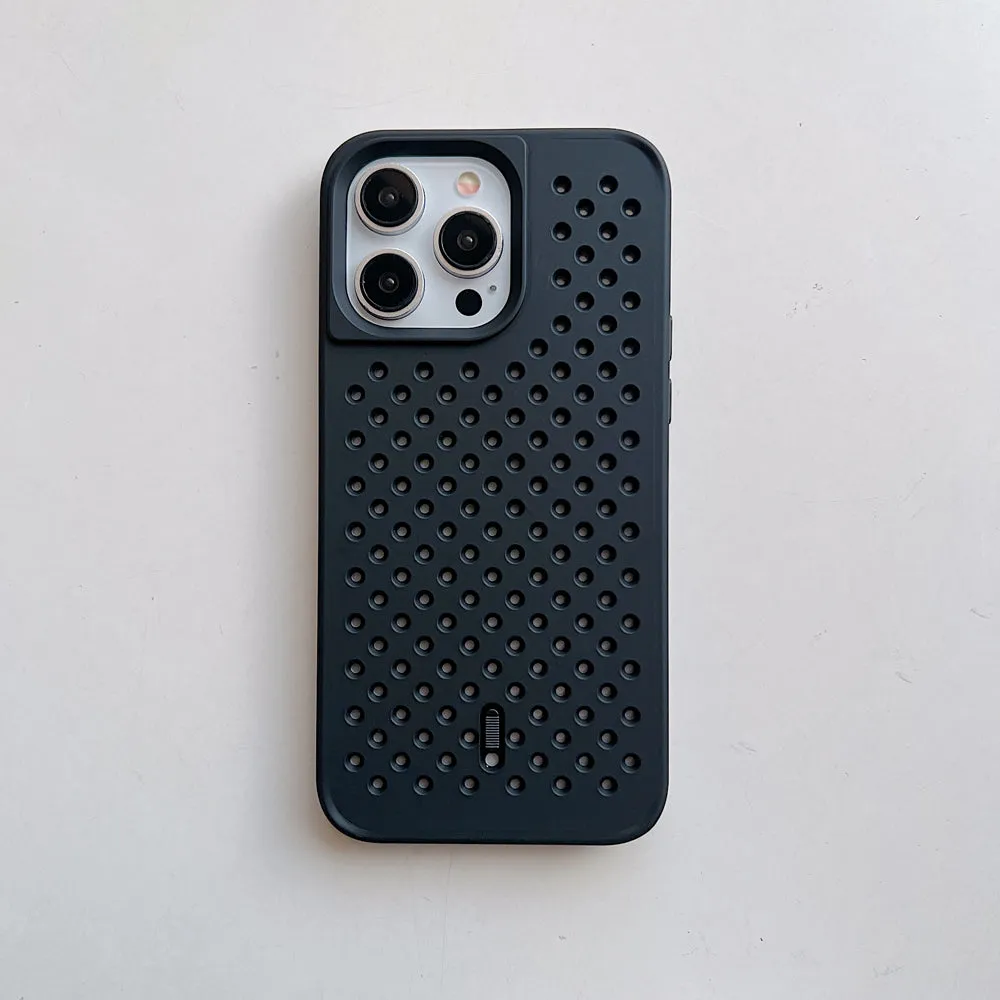 Cooling Hole Breathable Mesh TPU (Soft) Phone Case - iPhone 12