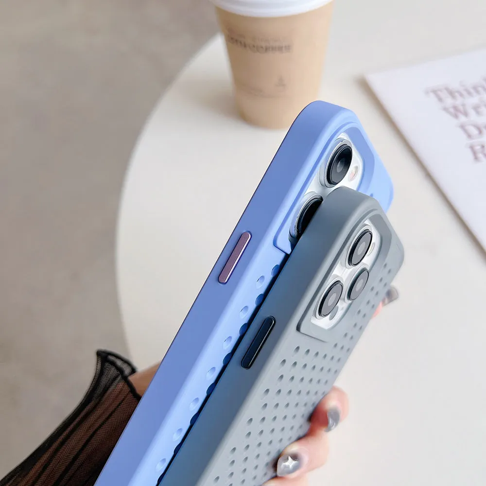 Cooling Hole Breathable Mesh TPU (Soft) Phone Case - iPhone 12
