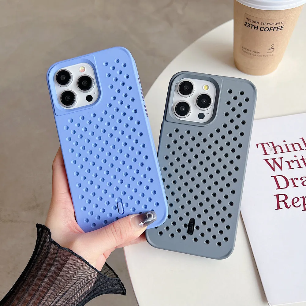 Cooling Hole Breathable Mesh TPU (Soft) Phone Case - iPhone 12