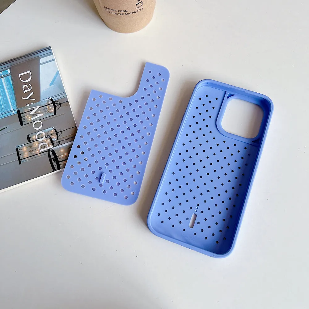 Cooling Hole Breathable Mesh TPU (Soft) Phone Case - iPhone 12