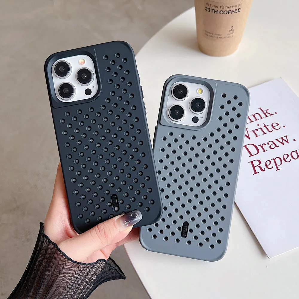Cooling Hole Breathable Mesh TPU (Soft) Phone Case - iPhone 12