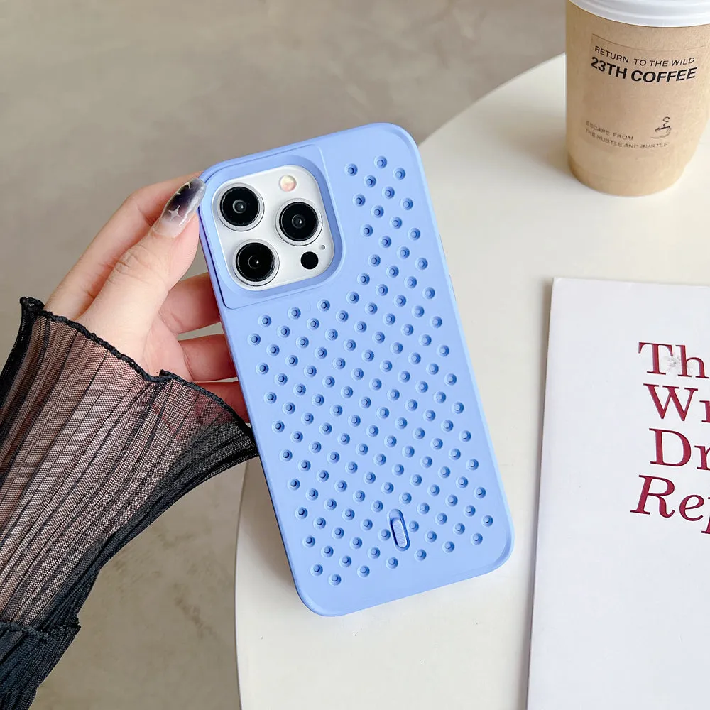 Cooling Hole Breathable Mesh TPU (Soft) Phone Case - iPhone 12