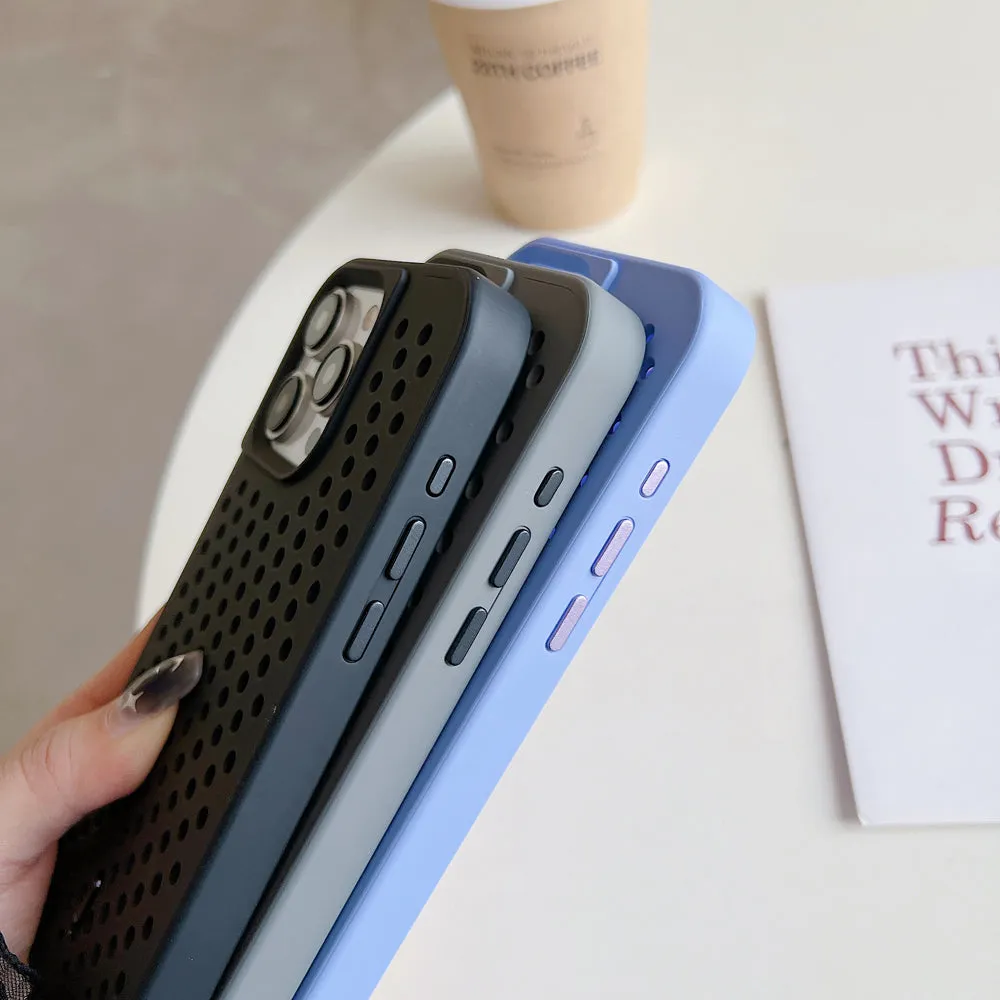 Cooling Hole Breathable Mesh TPU (Soft) Phone Case - iPhone 12