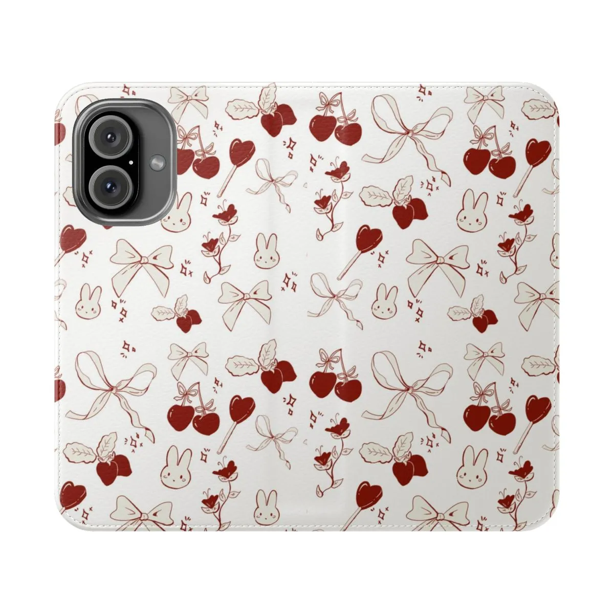Coquette-Inspired Aesthetic Phone Case with Ribbons and Bows
