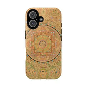 Cosmic Chakra Mandala Phone Case - Unique Buddhist Art Design