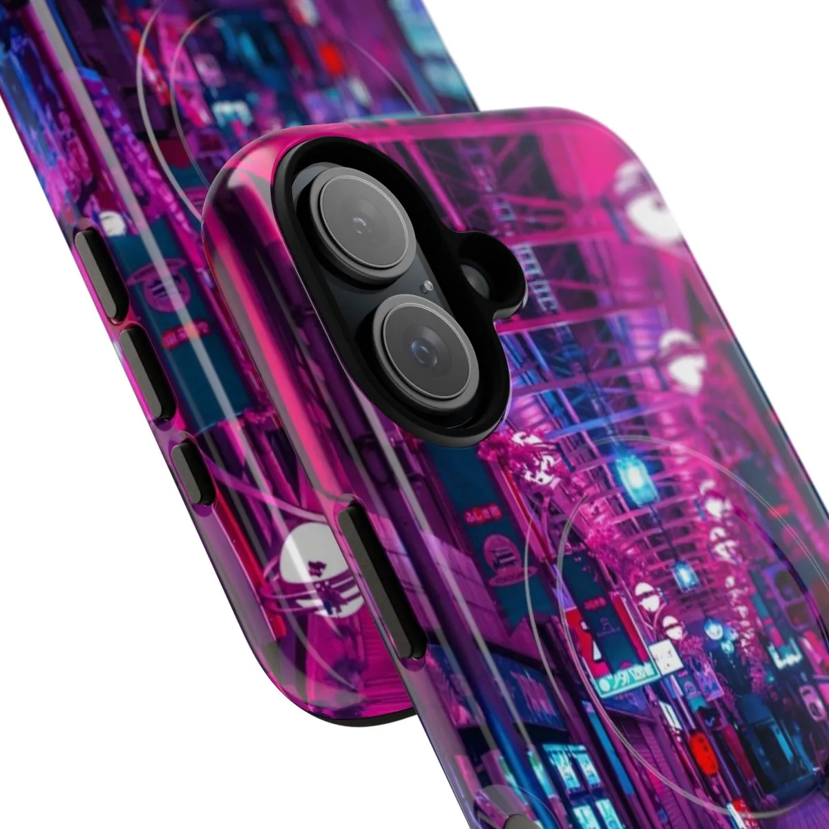 Cosmic Dreamscape Phone Case: Sci-Fi Digital Cyberpunk Aesthetic