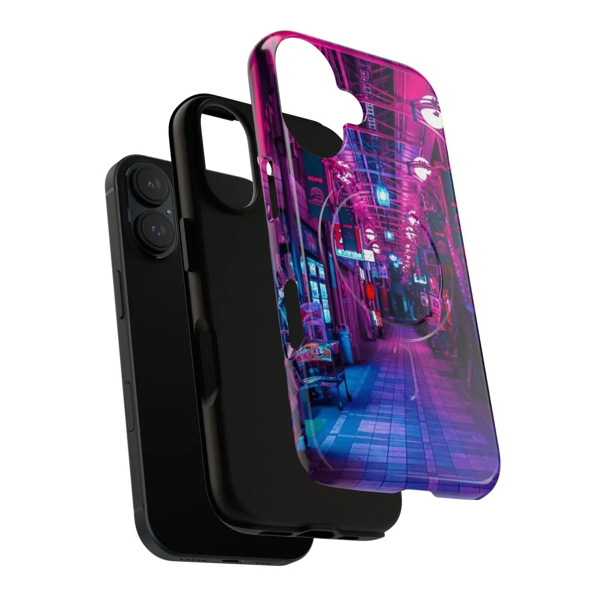 Cosmic Dreamscape Phone Case: Sci-Fi Digital Cyberpunk Aesthetic