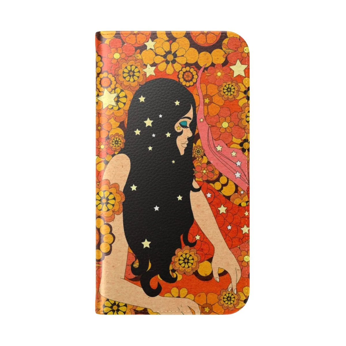 Cosmic Mermaid Retro Phone Case - Psychedelic Mermaid Cover