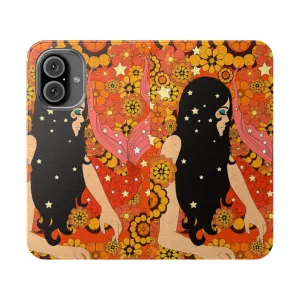 Cosmic Mermaid Retro Phone Case - Psychedelic Mermaid Cover