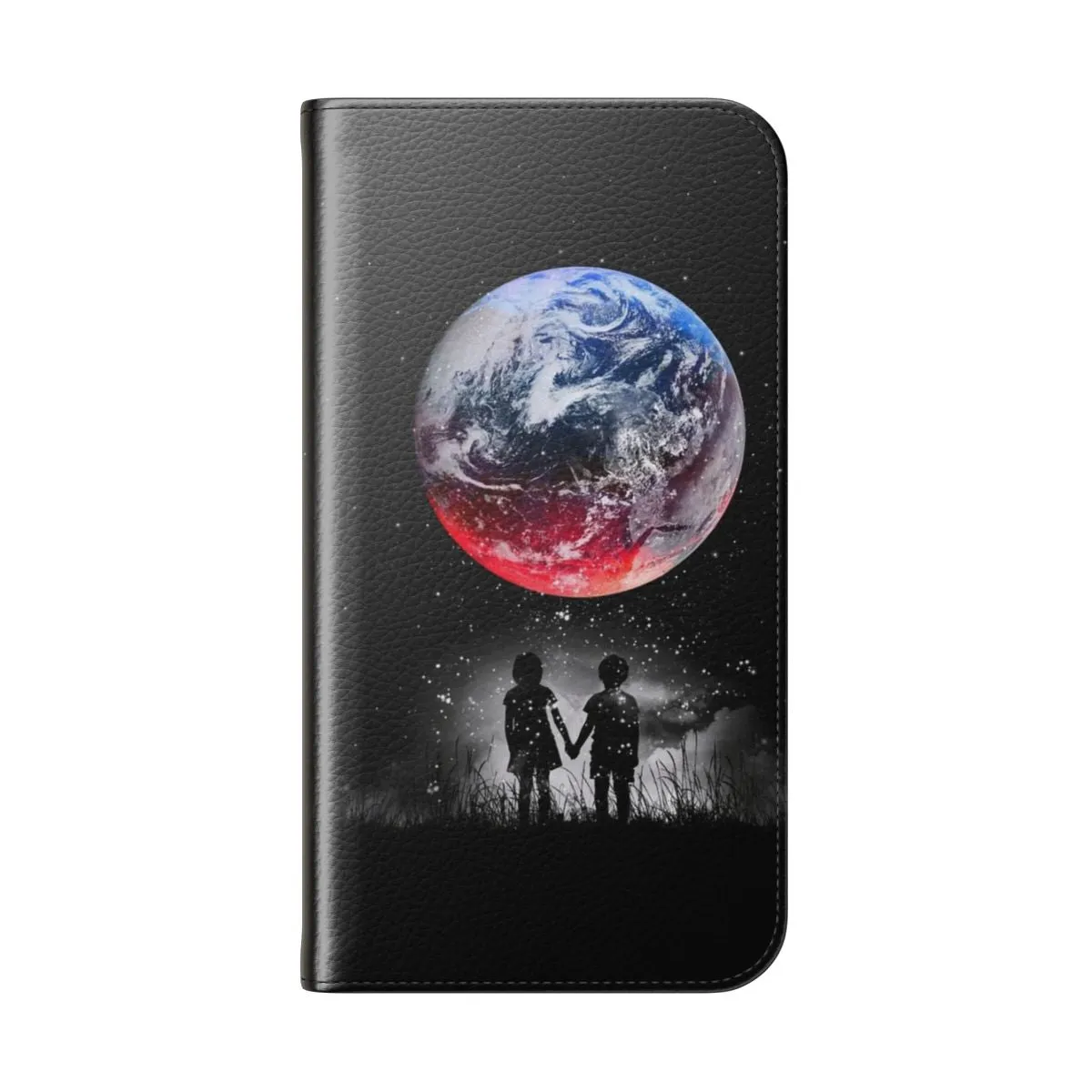 Cosmic Reflections Flip Cover Phone Case