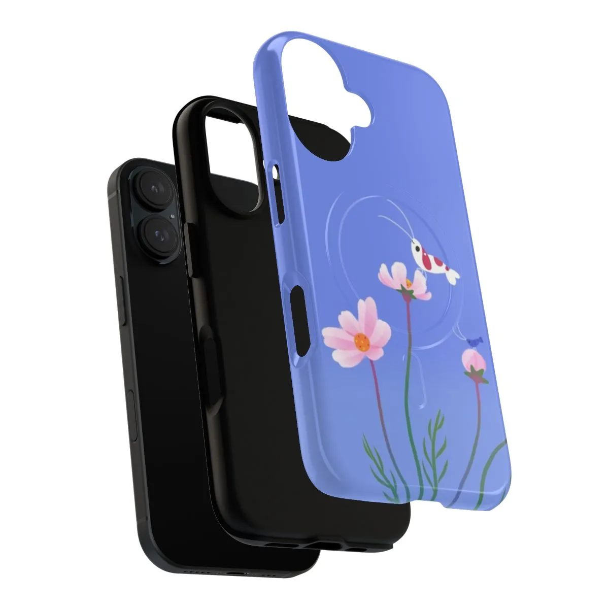 Cosmic Shrimp Magnetic Phone Case - Natural Aquatic Design