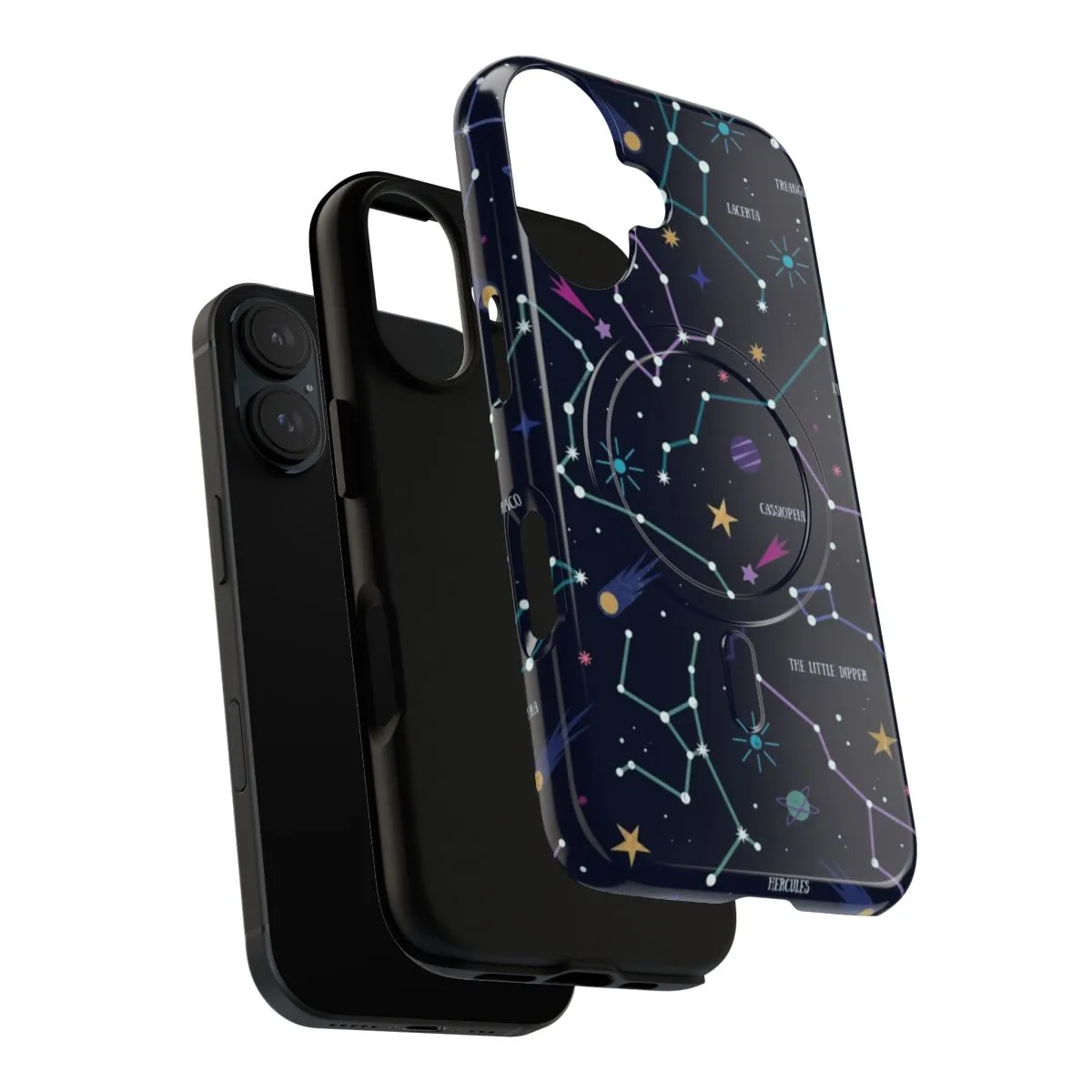 Cosmic Starry Night Phone Case for Galaxy and iPhone