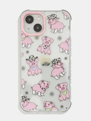 Cowboy Pig Shock iPhone Case