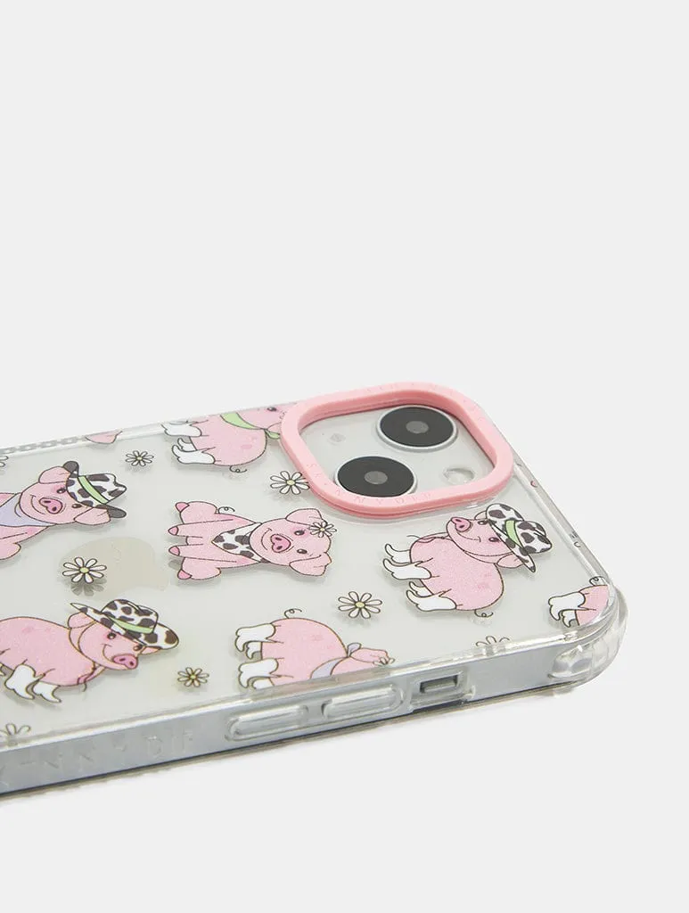 Cowboy Pig Shock iPhone Case