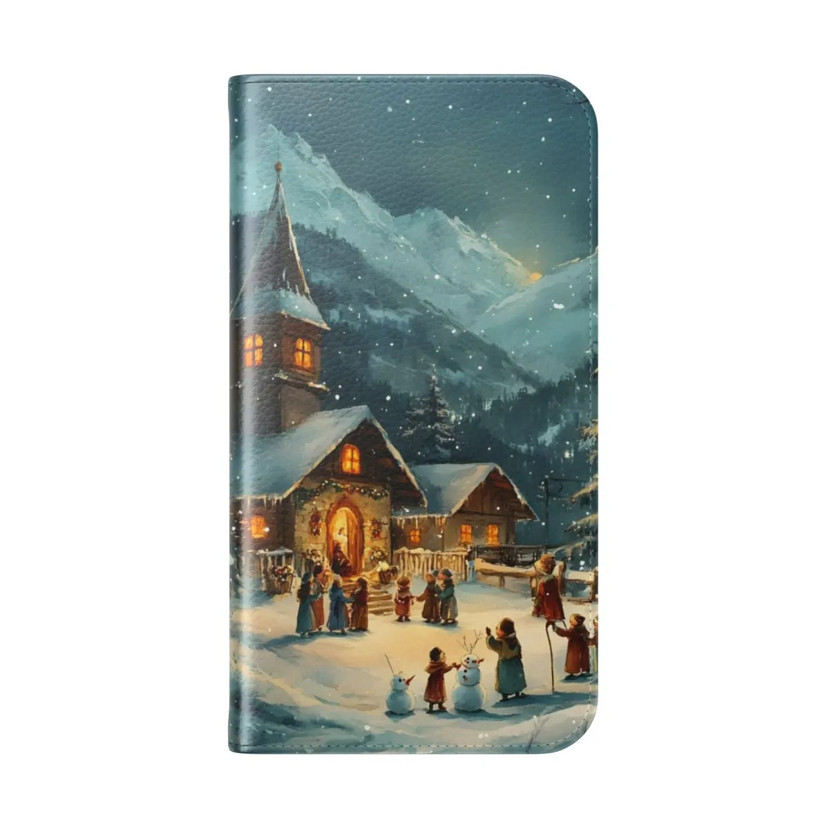 Cozy Winter Snowman Phone Case for Kids and Families