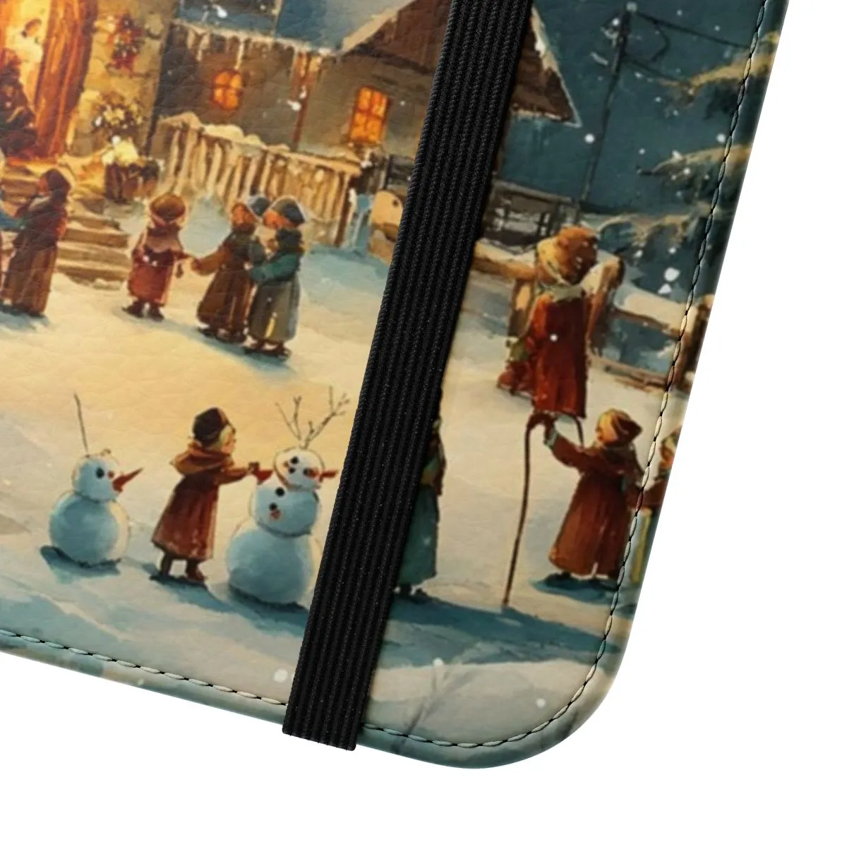 Cozy Winter Snowman Phone Case for Kids and Families