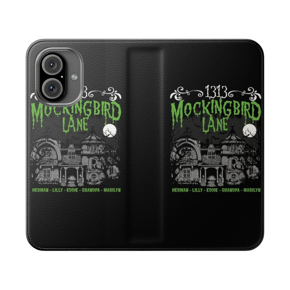 Creepy Mockingbird Lane Inspired Phone Flip Case