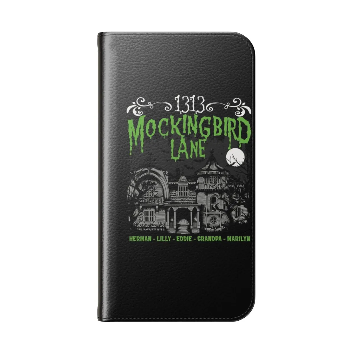 Creepy Mockingbird Lane Inspired Phone Flip Case