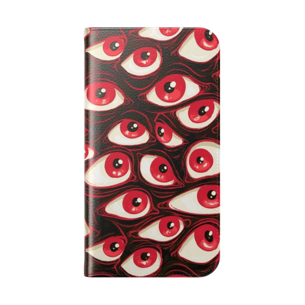 Creepy Pastel Eyeball Flip Cover Phone Case