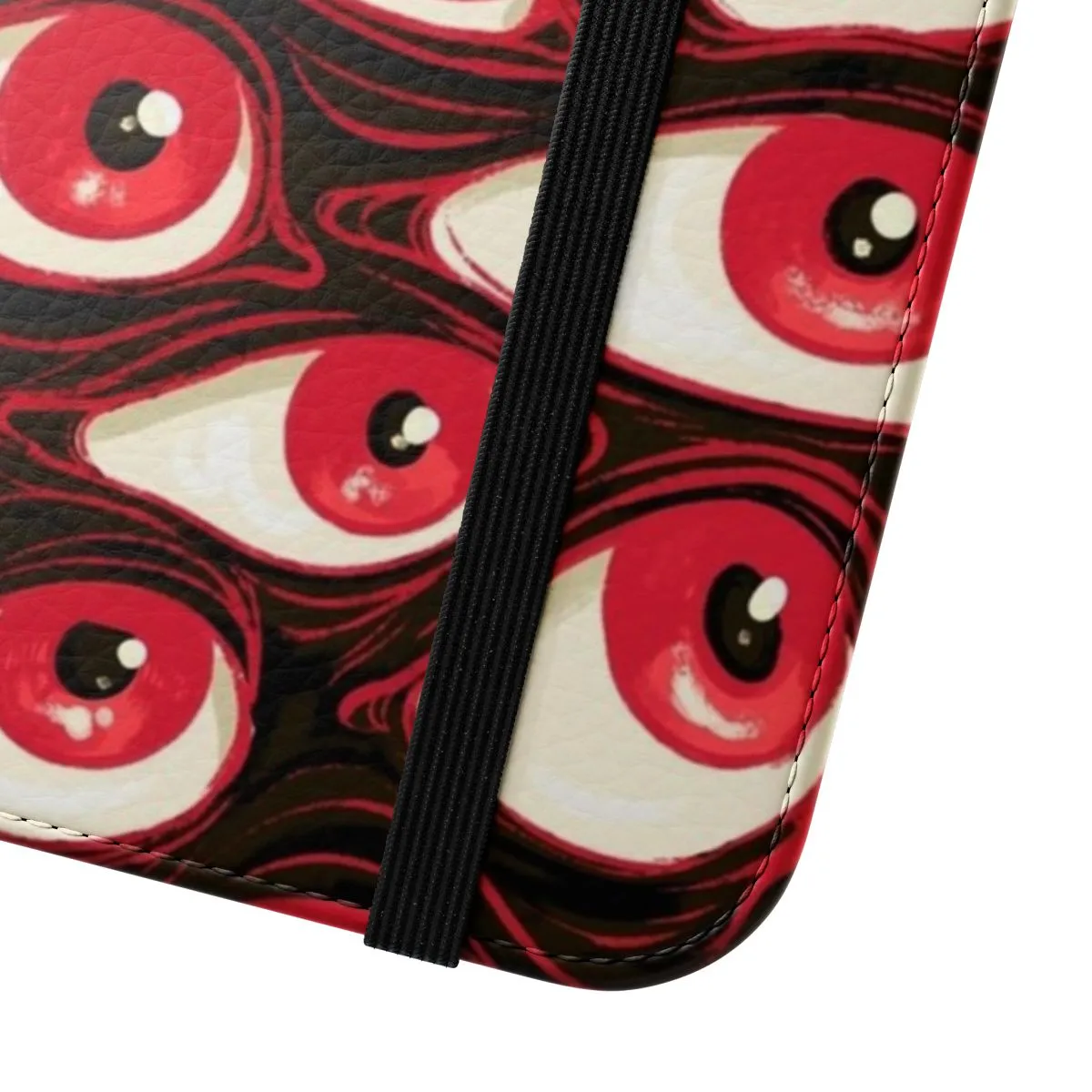 Creepy Pastel Eyeball Flip Cover Phone Case