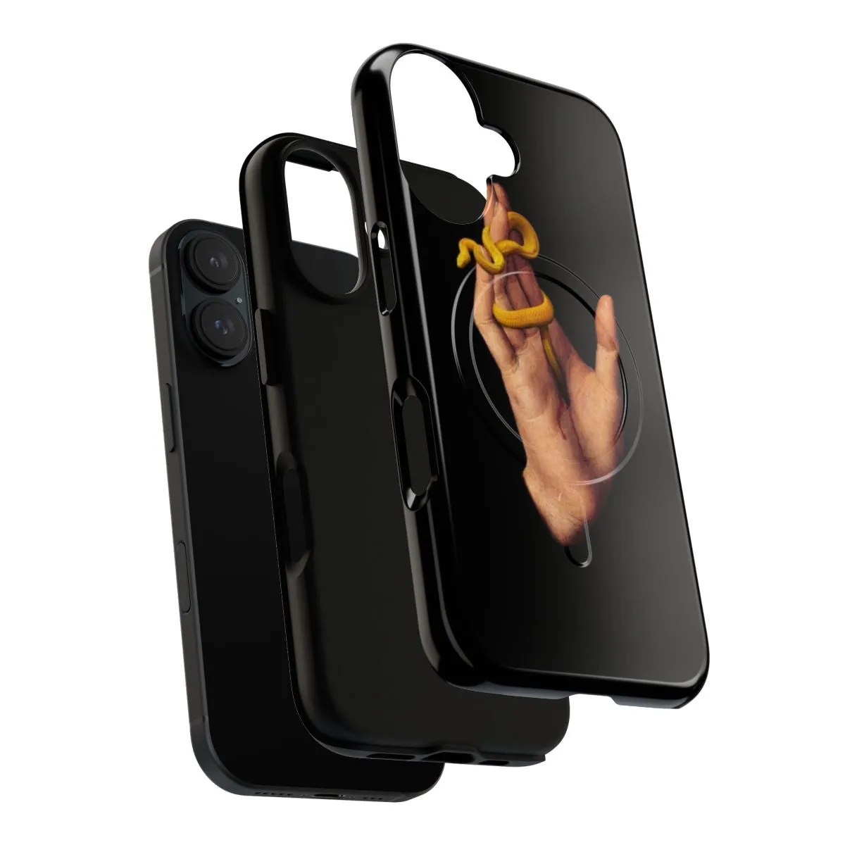 Creepy Snake and Hand Magnetic Tough Phone Cases