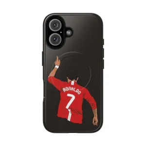 Cristiano Ronaldo Inspired MUFC Magnetic Tough Phone Case