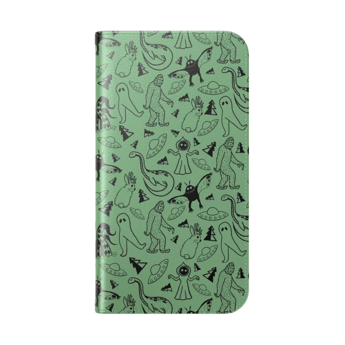 Cryptid-Inspired Flip Phone Case | Mysterious Creatures Design